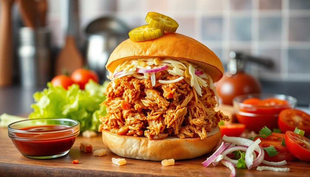 Assembling the Best BBQ Chicken Sandwich